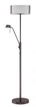Kendal TC4086-ORB - GLACIER series 70 in. Oil Rubbed Bronze Floorchiere Floor Lamp with Reading Light