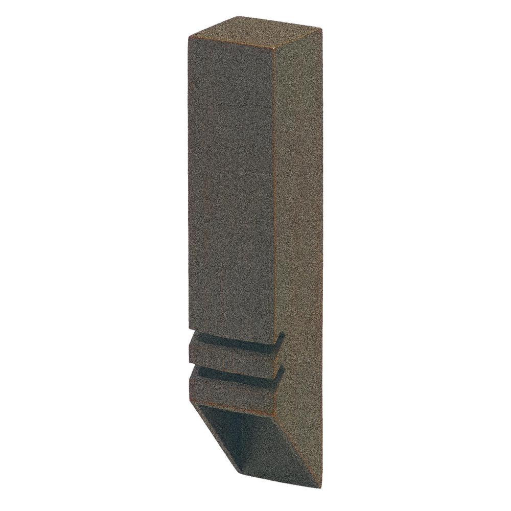 Louvered Down Rail Deck Light Centennial Brass