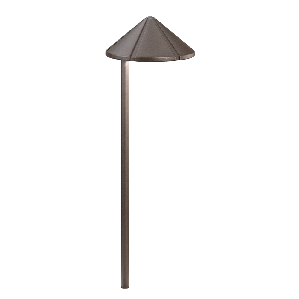 Side Mount 12V Path Light Textured Architectural Bronze