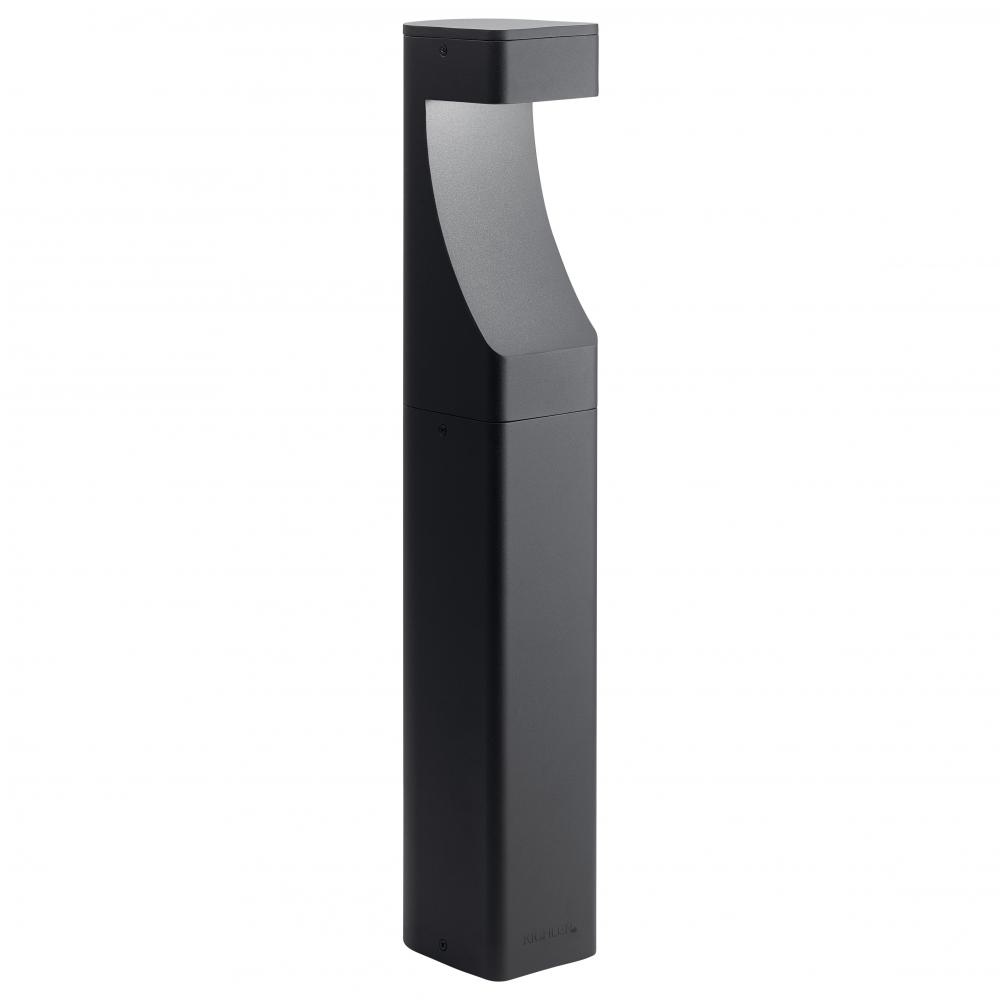 Textured Bollard 12V LED Path Light Black