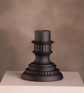8" x 9" Pedestal Mount Black