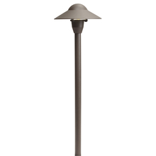 Kichler 15470AZT - 12V Cast Brass 6" Dome Path Light Textured Architectural Bronze
