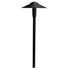 Kichler 15810BKT27R - 8" Dome 2700K LED Path Light Textured Black