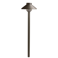 Kichler 15821AZT - Short Stepped Dome 12V 3000K Path Light Textured Architectural Bronze