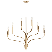 Kichler 52673CPZ - Livadia 36.25 Inch 6 Light Chandelier in Champagne Bronze