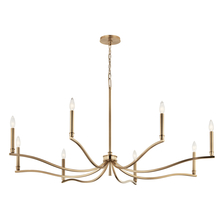 Kichler 52697CPZ - Malene 52 Inch 8 Light Chandelier in Champagne Bronze
