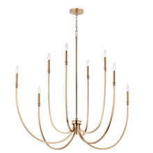 Kichler 52699CPZ - Malene 45.25 Inch 8 Light Foyer Chandelier in Champagne Bronze
