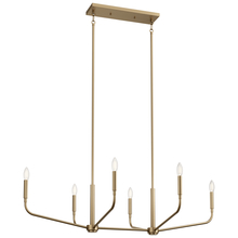 Kichler 52721CPZ - Madden 45 Inch 6 Light Linear Chandelier in Champagne Bronze