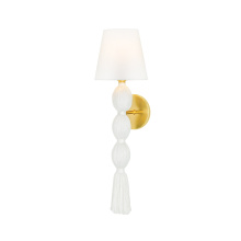 Mitzi by Hudson Valley Lighting H1021101-AGB - Indra Wall Sconce