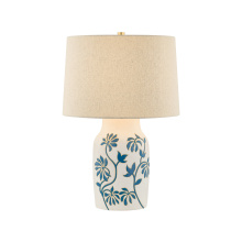 Mitzi by Hudson Valley Lighting HL1113201-AGB/CWF - Yazmeen Table Lamp