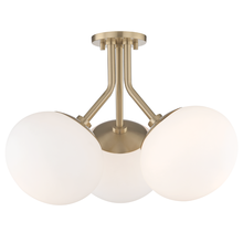 Mitzi by Hudson Valley Lighting H134603-AGB - Estee Semi Flush