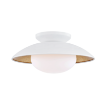 Mitzi by Hudson Valley Lighting H368601M-WH/GL - Cadence Semi Flush