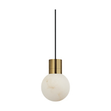 Visual Comfort & Co. Modern Collection SLPD541WDBHAB - Mina Alabaster Small Pendant