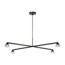 Visual Comfort & Co. Modern Collection SLCH75227BZCG - Midrand Crystal 52 Chandelier