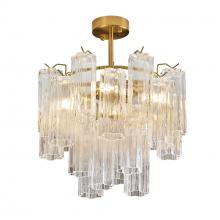 Artcraft AC12103BR - Semi Flush Mount