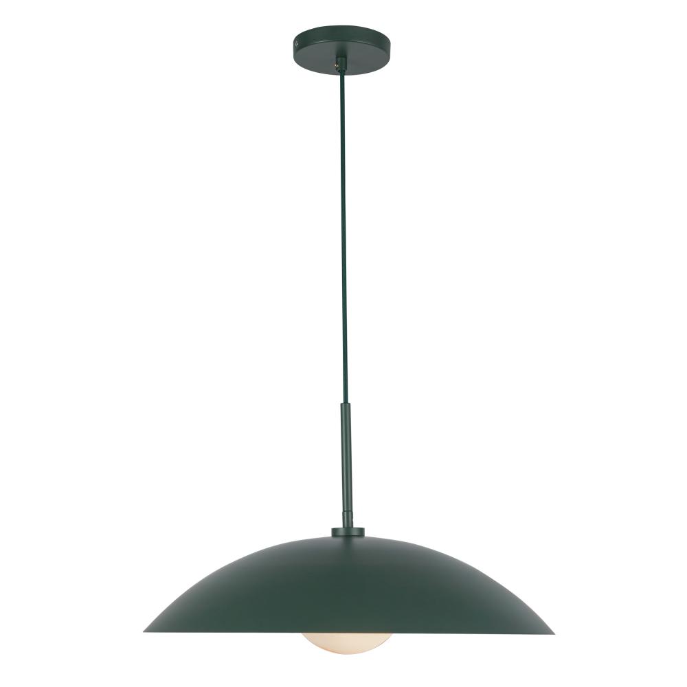 Regent 19-in Pine Green Socket Pendant