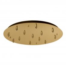 Kuzco Lighting Inc CNP13AC-BG - Canopy Brushed Gold LED Canopies