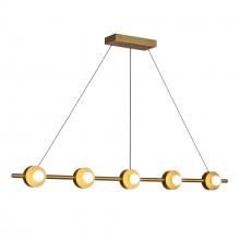 Kuzco Lighting Inc LP15548-BG-UNV - Elixir 48-in Brushed Gold LED Linear Pendant