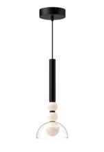 Kuzco Lighting Inc PD30502-BK/CL-UNV - Rise