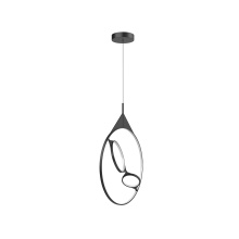 Kuzco Lighting Inc PD84324-BK - Serif 24-in Black LED Pendant