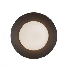 Kuzco Lighting Inc WS77909-BK/OP - Cleo 9-in Black/Opal Glass LED Wall Sconce