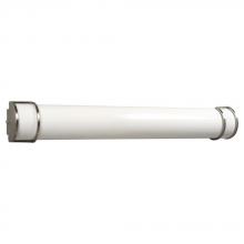 Galaxy Lighting 921236BN-HPF - Fluorescent Vanity Light - Brushed Nickel w/ Satin White Acrylic Lens (Electronic Ballast)