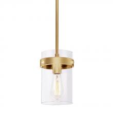 Galaxy Lighting 926264GD - 1L Mini-Pendant GD with 6",12" & 18" Ext. Rods and Swivel