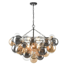 DVI DVP32829EB-MG - COMET Ø32.25" 6 LT CHANDELIER