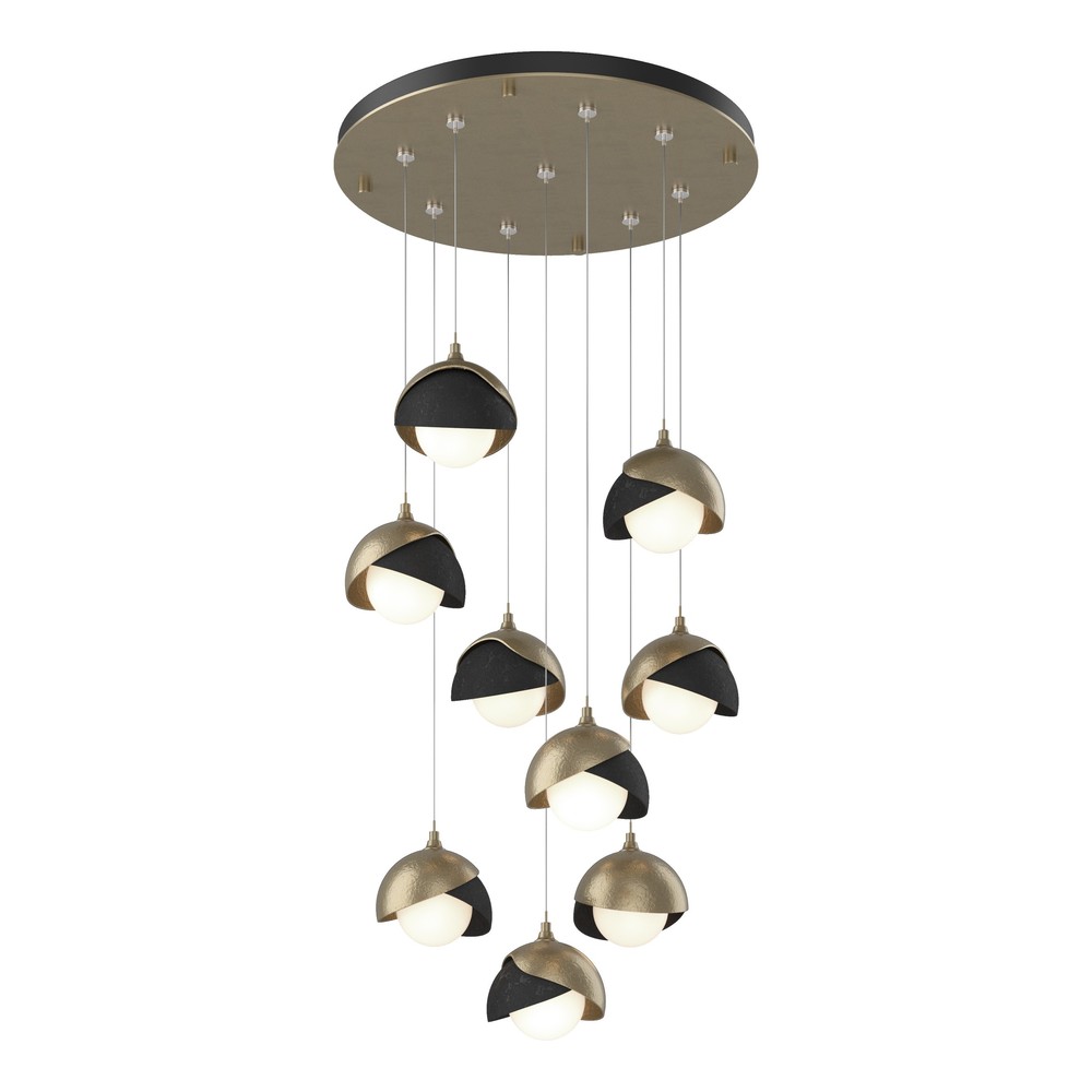 Brooklyn 9-Light Double Shade Pendant