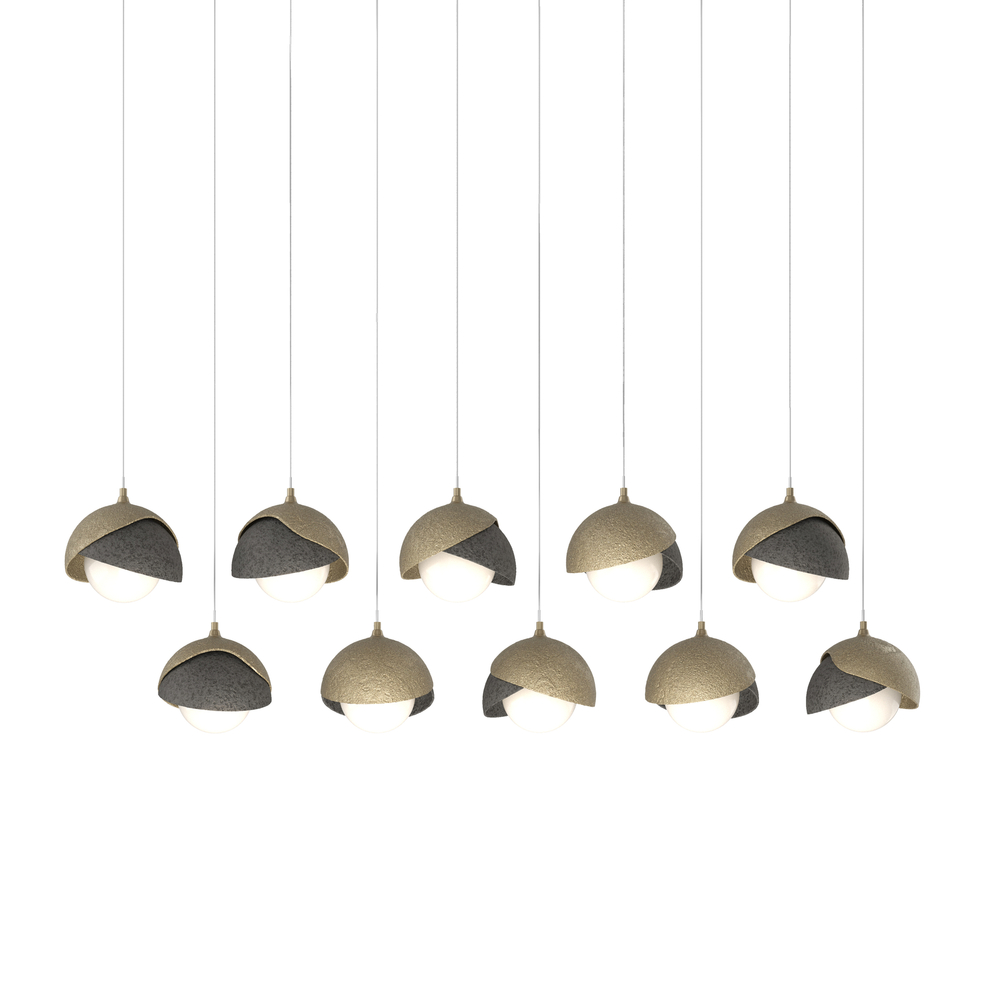 Brooklyn 10-Light Double Shade Pendant