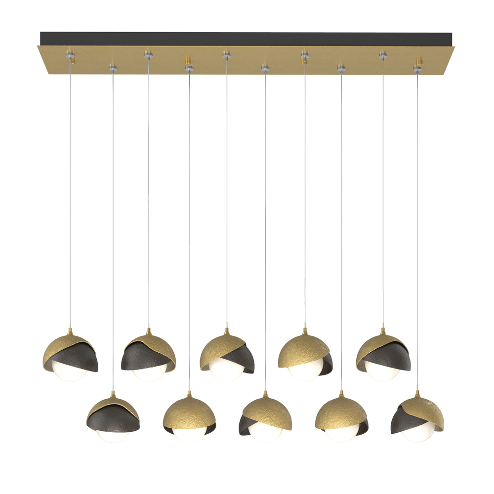 Brooklyn 10-Light Double Shade Pendant