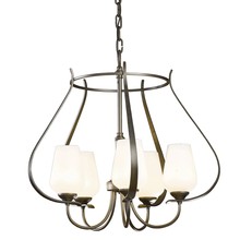 Hubbardton Forge - Canada 103045-SKT-07-GG0303 - Flora 5 Arm Chandelier