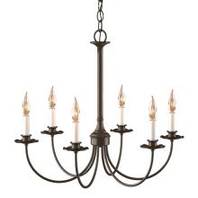 Hubbardton Forge - Canada 107060-SKT-05 - Simple Lines 6 Arm Chandelier