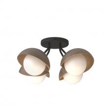 Hubbardton Forge - Canada 121375-SKT-10-05-GG0711 - Brooklyn 4-Light Single Shade Semi-Flush