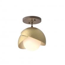 Hubbardton Forge - Canada 121377-SKT-05-86-GG0711 - Brooklyn 1-Light Double Shade Semi-Flush