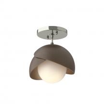 Hubbardton Forge - Canada 121377-SKT-85-05-GG0711 - Brooklyn 1-Light Double Shade Semi-Flush