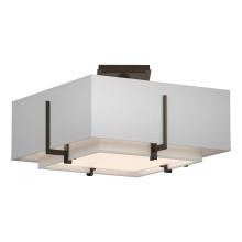 Hubbardton Forge - Canada 126507-SKT-05-SF1205-SJ1605 - Exos Square Small Double Shade Semi-Flush