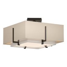 Hubbardton Forge - Canada 126507-SKT-14-SF1205-SA1605 - Exos Square Small Double Shade Semi-Flush