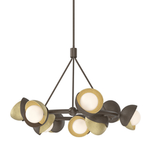 Hubbardton Forge - Canada 131068-SKT-MULT-05-86-GG0711 - Brooklyn 9-Light Double Shade Ring Pendant