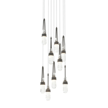 Hubbardton Forge - Canada 131100-SKT-LONG-20-YJ0434 - Link 9-Light Blown Glass Pendant