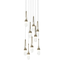 Hubbardton Forge - Canada 131100-SKT-LONG-84-YJ0434 - Link 9-Light Blown Glass Pendant