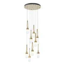 Hubbardton Forge - Canada 131100-SKT-STND-86-YG0434 - Link 9-Light Blown Glass Pendant