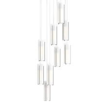 Hubbardton Forge - Canada 131104-SKT-LONG-82-GG0065 - Exos Glass 9-Light Pendant