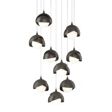 Hubbardton Forge - Canada 131105-SKT-LONG-07-14-GG0711 - Brooklyn 9-Light Double Shade Pendant