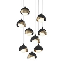 Hubbardton Forge - Canada 131105-SKT-LONG-10-84-GG0711 - Brooklyn 9-Light Double Shade Pendant