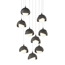 Hubbardton Forge - Canada 131105-SKT-LONG-20-20-GG0711 - Brooklyn 9-Light Double Shade Pendant