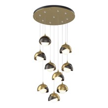 Hubbardton Forge - Canada 131105-SKT-STND-86-14-GG0711 - Brooklyn 9-Light Double Shade Pendant