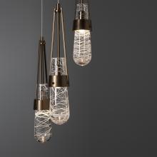 Hubbardton Forge - Canada 131120-SKT-LONG-05-YJ0434 - Link 5-Light Blown Glass Pendant