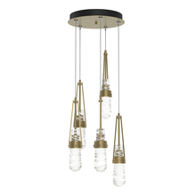 Hubbardton Forge - Canada 131120-SKT-STND-84-YJ0434 - Link 5-Light Blown Glass Pendant