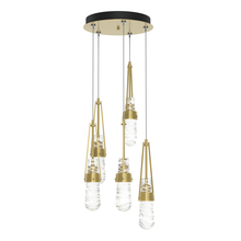 Hubbardton Forge - Canada 131120-SKT-STND-86-YJ0434 - Link 5-Light Blown Glass Pendant